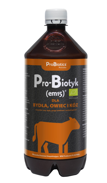 Pro-Biotyk (em15) dla bydła, owiec i kóz - 1L Pro-Biotyk (em15) dla bydła, owiec i kóz - 1L